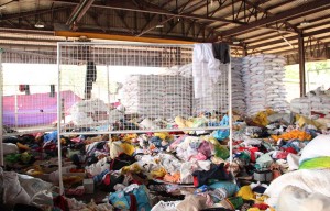 Non-food items such as clothing are also part of the packs distributed by the DSWD to the armed conflict and flooding evacuees in Zamboanga