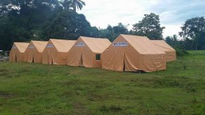 The DSWD has set-up family-sized tents as temporary shelter of Internally Displaced Persons (IDPs) from Marawi City. 