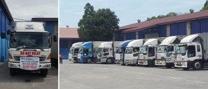 A fleet of more than 30 trucks from the DSWD and other national government agencies leave the Department's warehouse in Pasay City today to deliver additional relief assistance for families affected by the series of eruptions of  Mayon Volcano in Albay via the "Hatid Tulong sa Apektado ng Mt. Mayon Eruption Caravan" of the DSWD.