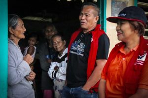 DSWD FO II OIC-Director Lucia S. Alan and staff visits an evacuation center in Amulung East Central School, Amulung, Cagayan to assess the situation of evacuees.