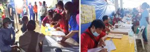 Staff from DSWD Field Office in Cordillera Administrative Region (CAR) are at the ground zero of the landslide incident in Natonin, Mountain Province to conduct interview and assessment of the survivors and bereaved families of the victims for the provision of appropriate assistance and intervention.