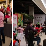 A DSWD personnel volunteers to get inoculated of COVID-19 vaccine during the ceremonial vaccination of essential workers and economic frontliners listed under the A4 category at the SM Mall of Asia in Pasay City on June 7. (photos from DSWD-NRLMB)