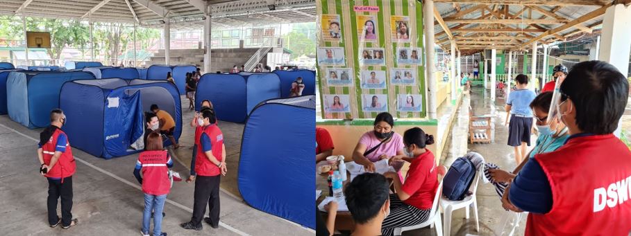 Dswd Chief Visits Evacuation Centers In Batangas Assures Support To