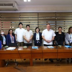 Department of Social Welfare and Development (DSWD) Secretary Erwin T. Tulfo (5th from left) welcomes the team of the United Nations Children's Fund (UNICEF) Philippines at the DSWD Central Office. Also in the photo (from left to right) are: Director Mike Hilario of the Office of the Secretary; Ms. Catherine Grace Lagunday, Head of the DSWD Resource Generation and Management Office (RGMO); Assistant Secretary Janet Armas; Undersecretary Charles Frederick Co; UNICEF Philippines Country Representative Oyunsaikhan Dendevnorov; UNICEF Deputy Country Representative Thomas Meyer; Ms. Patricia Lim Ah Ken, UNICEF Chief of Child Protection; Ms. Rosela Agcaoili, UNICEF Social Policy Specialist; and, Mr. Jesus S. Far, UNICEF Child Protection Specialist.