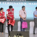 President Ferdinand R. Marcos Jr. leads the distribution of assistance to children, families and Indigenous Peoples in street situations on Thursday, December 22, at the Open Ampitheater, Luneta Park in Manila City.