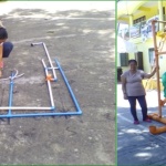 Photos show the women of Almeria, Biliran, trained by the Technical Education and Skills Development Authority on plumbing and masonry, putting into use their newly-learned skills in continuity for the water system project funded by the Kapit-Bisig Laban sa Kahirapan-Comprehensive and Integrated Delivery of Social Services.