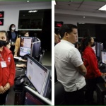 Department of Social Welfare and Development (DSWD) Secretary Rex Gatchalian is being briefed by personnel of the Philippine Red Cross, headed by Chairman and Chief Executive Officer Richard J. Gordon, on the facilities and functions of their Operations Center in Mandaluyong City on Wednesday, February 15, 2023.