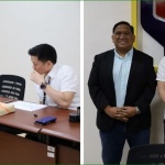Left photo: DSWD Secretary Rex Gatchalian meets with OCTA Research President Dr. Ranjit Rye to discuss on how to improve social protection packages based on the current data trends. Right photo: OCTA Research President Dr. Ranjit Rye, DSWD Secretary Rex Gatchalian, Undersecretary Eduardo Punay, and OCTA Research Chief Data Scientist Dr. Guido David