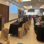 Representatives from the Department of Social Welfare and Development (DSWD) and partner agencies discuss the new policies, emerging trends, and good practices on child protection during an orientation with members of the Regional Inter-Agency Committee Against Trafficking and VAWC (RCAT-VAWC).