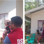 DSWD Undersecretary for Inclusive-Sustainable Peace and Special Concerns Cluster Alan Tanjusay visits the beneficiaries in their newly turned-over shelter units.