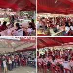 More than 1,800 residents of the provinces of Masbate and Camarines Sur who were affected by typhoons 'Egay' and 'Falcon' receive cash aid from the Department of Social Welfare and Development 's (DSWD) Bicol Regional Office during the payout activity held on August 24 to 25.