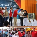 Department of Social Welfare and Development (DSWD) Secretary Rex Gatchalian joins President Ferdinand R. Marcos Jr in Occidental Mindoro on Tuesday (April 23) to hand out various government assistance and attend a situation briefing on the effects of El Niño in the province. More than 1,800 farmer-beneficiaries from the municipalities of Magsaysay and San Jose received Php 5,000 each in financial aid through the DSWD’s Assistance to Individuals in Crisis Situation (AICS) program while 96 beneficiaries were given seed capital worth Php15,000 each under the agency’s Sustainable Livelihood Program (SLP).